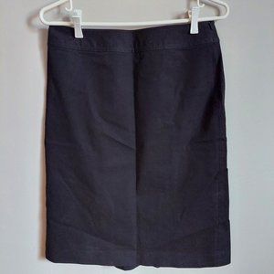 Gap Stretch Cotton Skirt Black Size 6